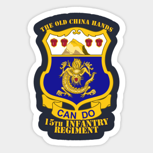 15th Infantry Regiment Sticker